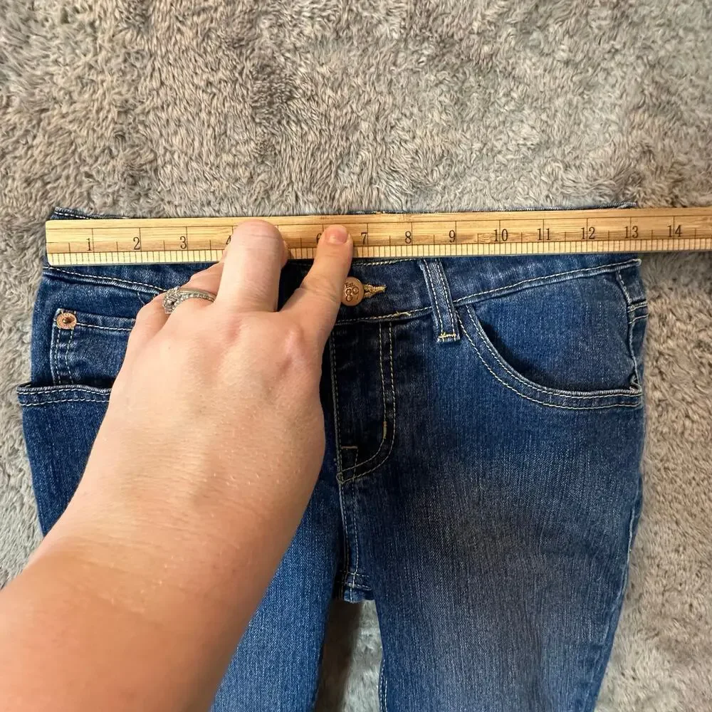 Children's Place Girls Jeans Skinny Stretch 12 Adjustable Waistband